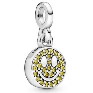 Pandora ME Smiley Face Pavé Charm 😀